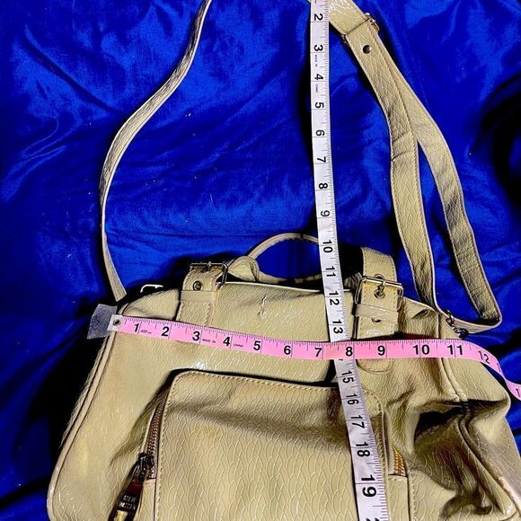 Steve Madden - Beige Reptile Leather - Duffle Purse - Picture 14 of 15